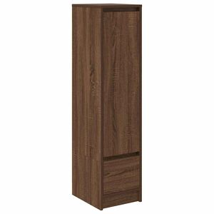 vidaXL H&oslash;ybord brun eik 29,5x34x119,5 cm konstruert tre