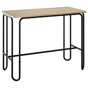 vidaXL Spisebord 100 x 50 x 75 cm Konstruert tre Sonoma eik