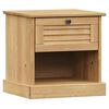 vidaXL Nattbord VIGO 42x35x42 cm heltre furu