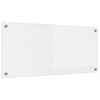 vidaXL Kjøkkenbakplate Gjennomsiktig 90 x 40 cm herdet glass