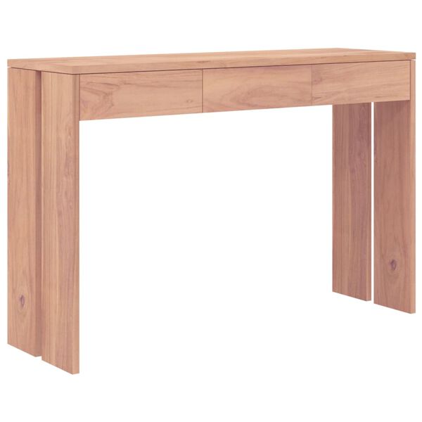 vidaXL Konsollbord 110x35x75 cm heltre teak