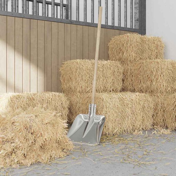 vidaXL Spadehode 4 pcs sølv 45 x 38 cm Aluminium