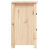 vidaXL Nattbord 40x35x61,5 cm heltre furu