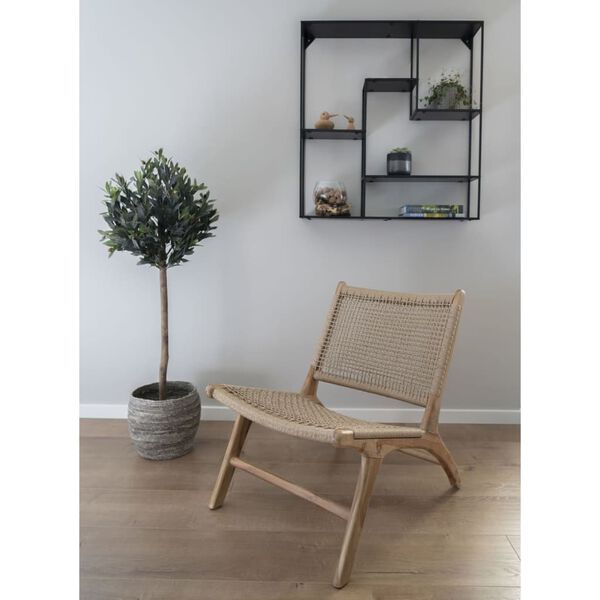 House Nordic Vegghylle Avery 85x18x85 cm svart