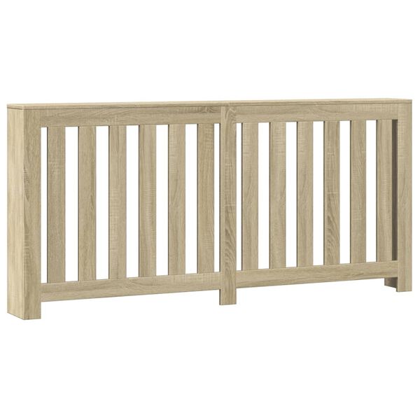 vidaXL Radiatordeksel sonoma eik 175x20x82 cm konstruert tre