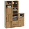 vidaXL Sideskap 5 stk ODDA 40x24x79 cm heltre furu