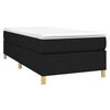 vidaXL Boxspring-sengeramme svart 90x190 cm Single stoff