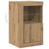vidaXL LED sideboard 41 x 37 x 67 cm Konstruert tre Artisan Eik