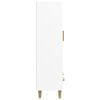 vidaXL Highboard hvit 70x31x115 cm konstruert tre