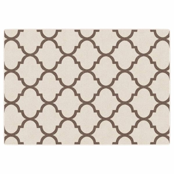 vidaXL Inne- og uteteppe kort luv flerfarget 160x230 cm