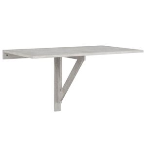 vidaXL Sammenleggbart veggbord betonggr&aring; 100x60x56 cm konstruert tre