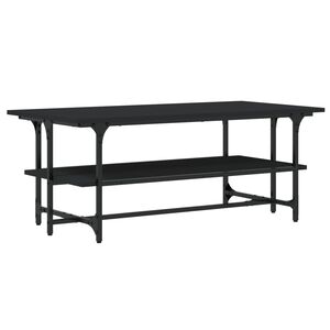 vidaXL Salongbord svart 100x50x40 cm konstruert tre