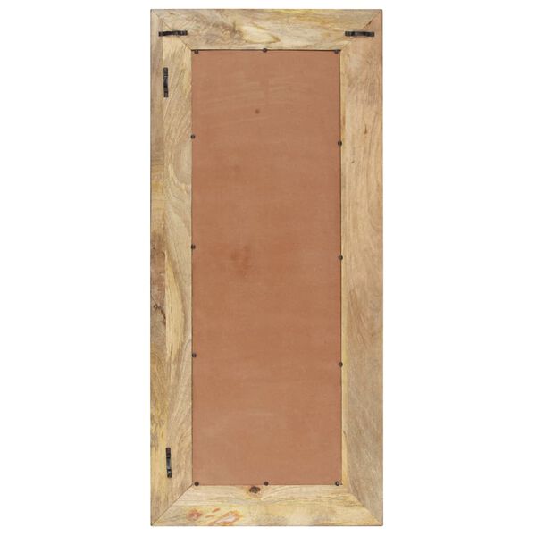 vidaXL Speil 110x50 cm heltre mango