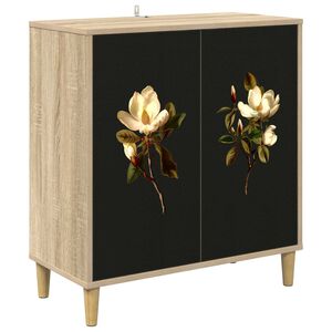vidaXL Serviesskap BREMEN Sonoma 69 x 33 x 75 cm Konstruert tre