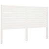 vidaXL Sengegavl hvit 166x4x100 cm heltre furu