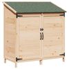 vidaXL Hagehus Naturlig 106,5 x 56 x 113,5 cm Konstruert tre