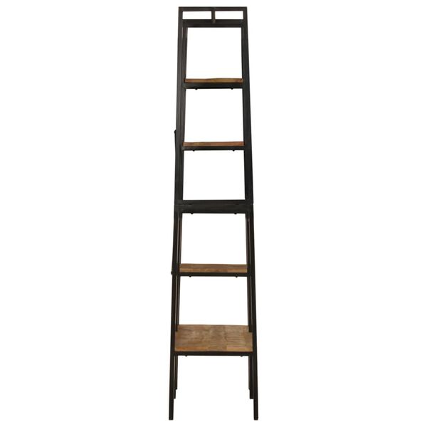 vidaXL Stumtjener med hyller 90x40x190 cm heltre mango og jern