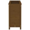 vidaXL Plantekasse honningbrun 82,5x40x78 cm heltre furu