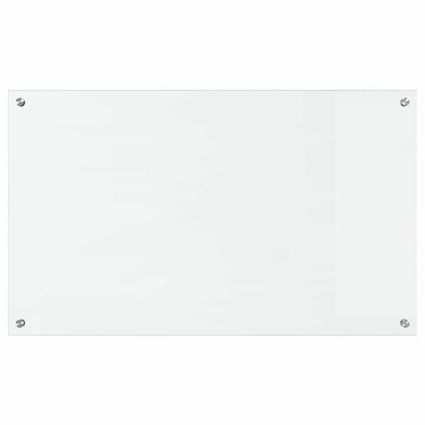 vidaXL Kjøkkenbakplate Gjennomsiktig 100 x 60 cm herdet glass