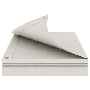 vidaXL Presenning med &oslash;yer Hvit 2 x 3 m 180 gsm PE