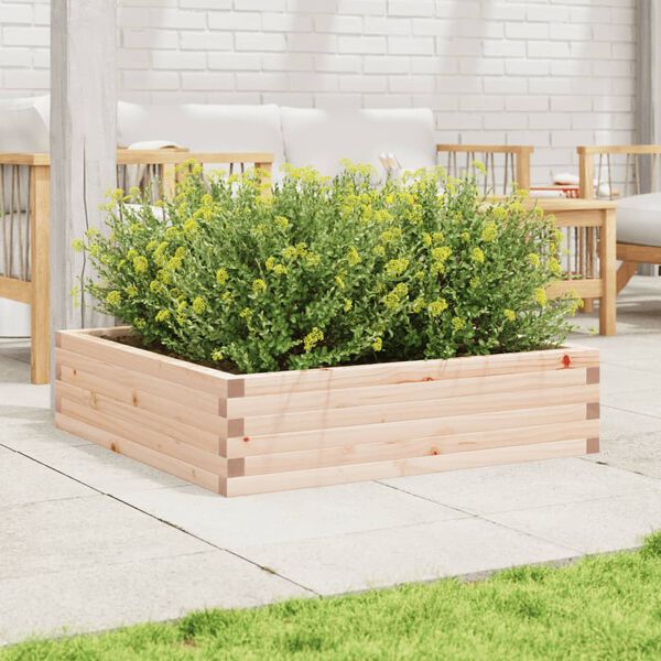 vidaXL Plantekasse 90x90x23 cm heltre furu