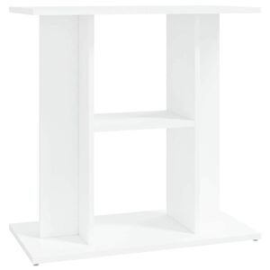 vidaXL Akvariumstativ hvit 60x30x60 cm konstruert tre