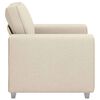 vidaXL Sofa Beige 100 x 77 x 82 cm Linblandingsstoff