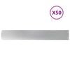 vidaXL Plenkanter 50 stk 15x103 cm galvanisert st&aring;l