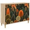 vidaXL Serviesskap ZAANDAM Sonoma 102 x 33 x 75 cm Konstruert tre