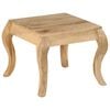 vidaXL Endebord 45x45x40 cm heltre mango