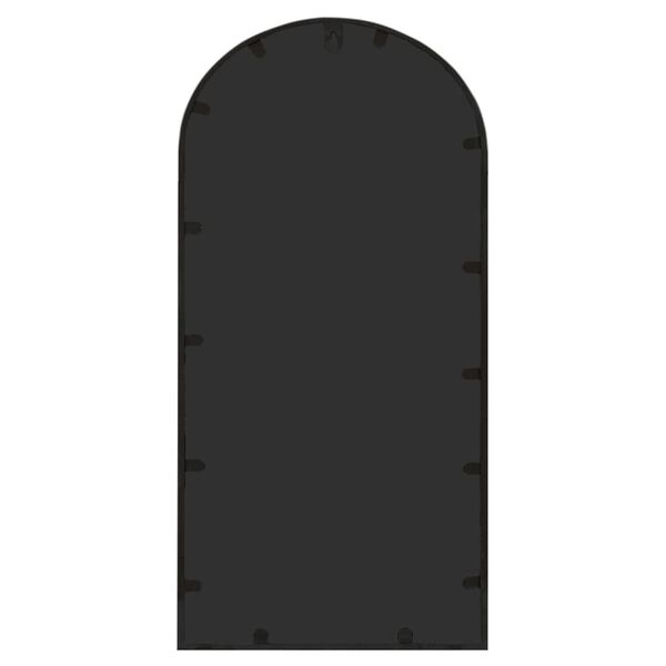 vidaXL Hagespeil svart 70x30 cm for utendørs bruk jern