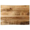 vidaXL Bordplate naturlig kant 70x40x3,8 cm grovt heltre mangotre