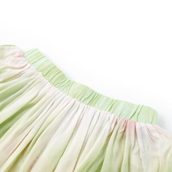Plissert skj&oslash;rt for barn lyselilla 104