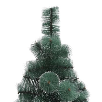 vidaXL Kunstig juletre med stativ grønn 240 cm PET
