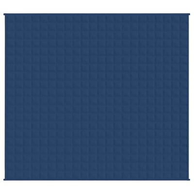 vidaXL Vektdyne blå 220x235 cm 15 kg stoff