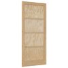 vidaXL Innvendig D&oslash;r 93 x 211 cm Kryssfin&eacute;r Naturlig
