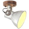 vidaXL Industrielle vegg-/taklamper 2 stk s&oslash;lv 20x25 cm E27