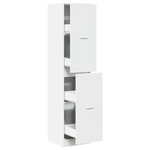 vidaXL Apotekskap&nbsp;hvit 40x41x174,5 cm konstruert tre
