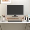 vidaXL Monitorstativ 60x27x14 cm heltre furu