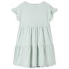 Barnekjole med volangermer mynte 128