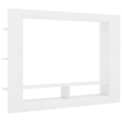 vidaXL TV-benk hvit 152x22x113 cm sponplate