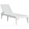 vidaXL Solseng hvit 186x60x29 cm PP