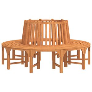 vidaXL Rund trebenk &Oslash;208 cm heltre eukalyptus
