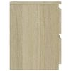 vidaXL Nattbord sonoma eik 30x30x40 cm konstruert tre