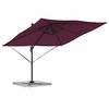 vidaXL Roma parasol Rød 286 x 285 x 265 cm Polyester og aluminium