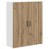 vidaXL Veggskap LUCCA Artisan eik 80 x 31 x 100 cm Konstruert tre