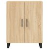 vidaXL Highboard sonoma eik 69,5x34x180 cm konstruert tre