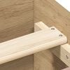 vidaXL Sengeramme uten madrass artisan eik 90x200 cm konstruert tre
