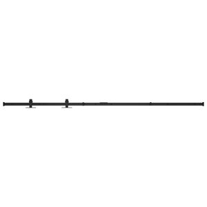 vidaXL Mini skyved&oslash;rsett karbonst&aring;l 183 cm