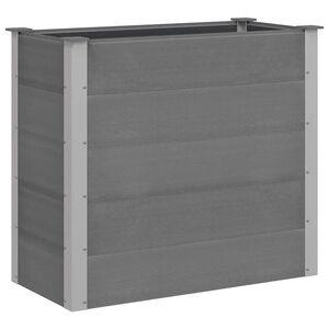 vidaXL H&oslash;ybed WPC 100x50x91 cm gr&aring;